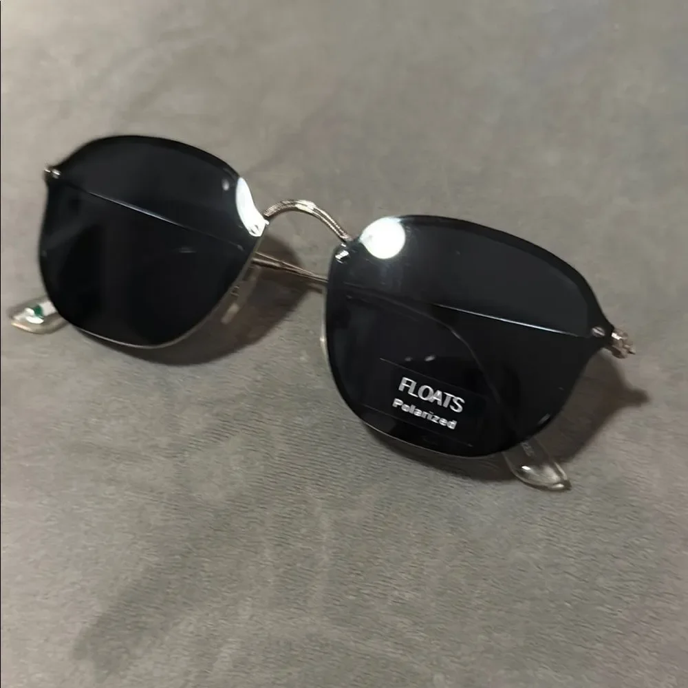 Floats Polarized Sunglasses Black NEW Unisex Dark Lense